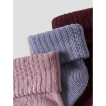 NAME IT 3-Pak Strømpe Nobba Mauve Shadows